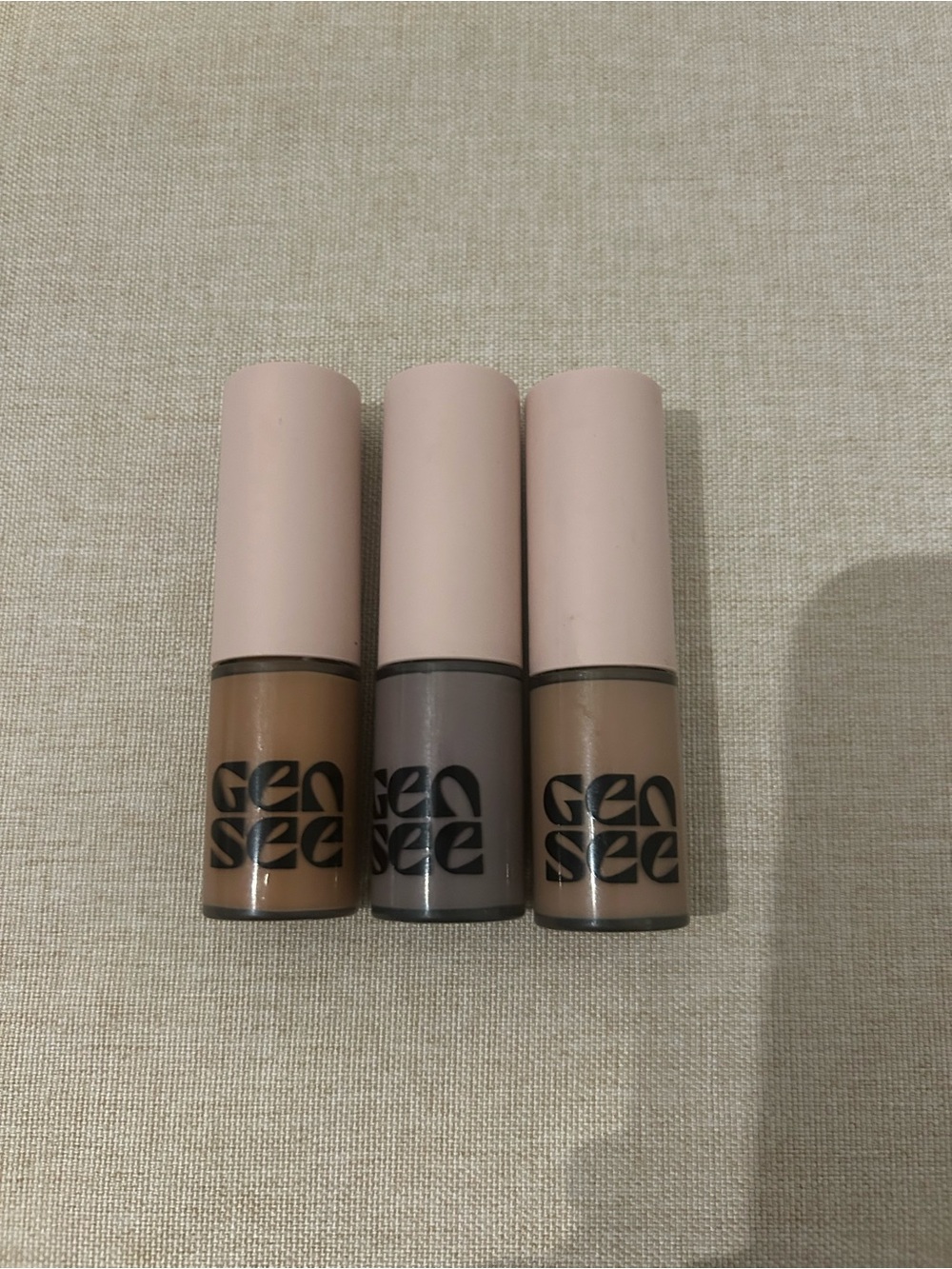 Set of 3 Gen See Mixed Media Matte Liquid Eyeshadows